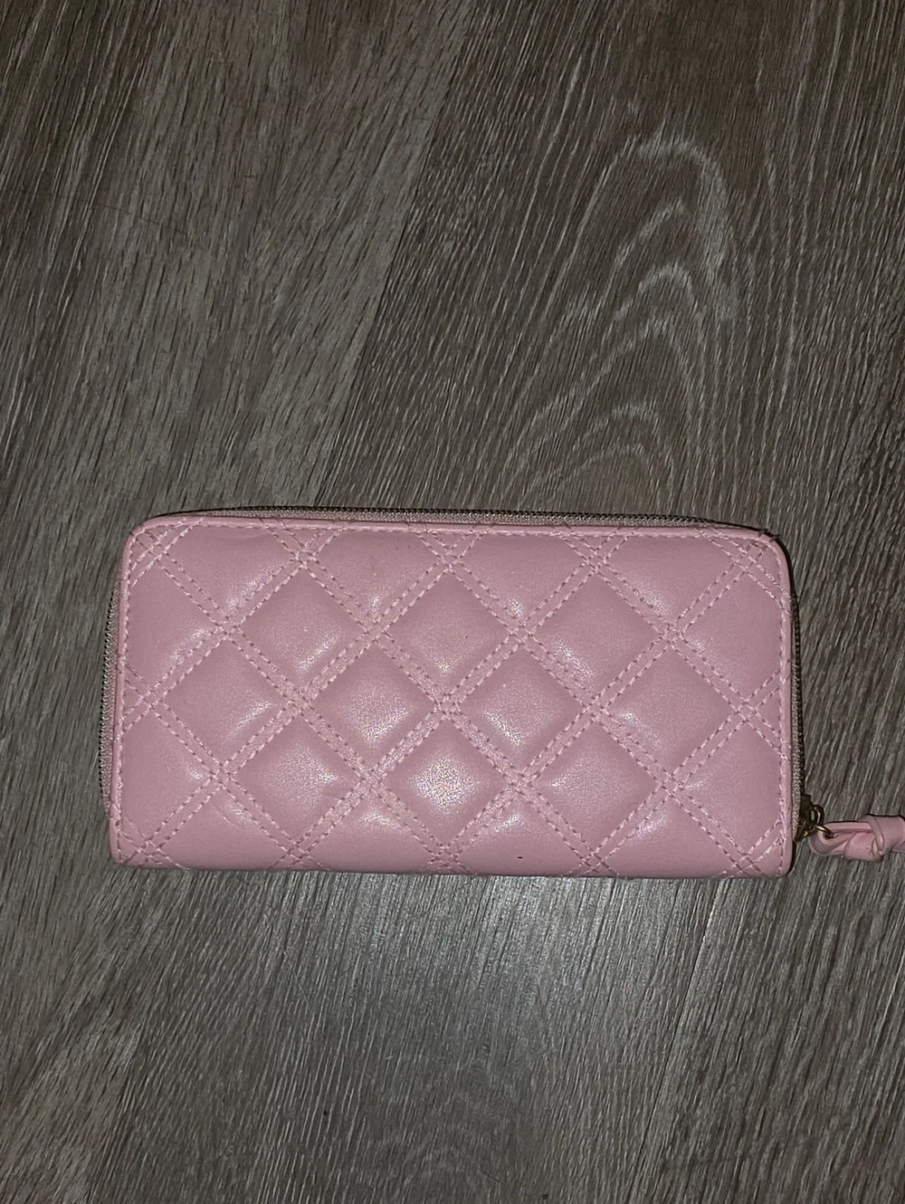 Zip Closure Pink And Pearl Wallet!! Large, Lots Of Storage, Like New